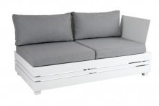 Ambon 2-seat sofa L white